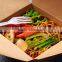 Healthy kraft paper platter food boxes