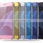 Newest Luxury Clear View Mirror Flip Electroplating For Samsung Galaxy S7/S7Edge Hard Covers+ Free Film
