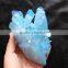 Blue Titanium Angel Aura Quartz Crystal Clusters Specimen