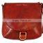 Real Leather Ladies Red Shoulder Bag