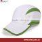 100% polyester piping brim plain baseball cap microfiber waterproof baseball cap with plastic ring at back