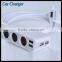 3 Cigarette Outlet Splitter 4 Ports Mobile Usb Phone Car Charger