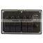 5 Gang LED Aluminum Marine Rocker Switch Panels With Voltmeter