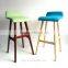 Fabric Barstool,pu Seat Barstool,Rustic Style Barstool,Barchair,Solid Wood Barstook,Bentwood Barstool