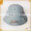 2016 portable multiple colors ladies sun custom bucket hats with bags
