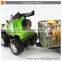 Best quality plastic friction trailer truck toy with light