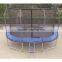 Outdoor Oval Bouce Trampoline With Inside Safety Net
