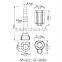 GC-B004 Shipping container bolt security seal lock