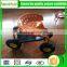 rolling garden work seat cart with four wheels