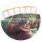 Fancy color paper custom bamboo hand fan