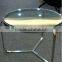 round coffee table stainless steel table with glass top