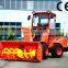 Small agricultural tractor wheel loader machine with snow blower for sale