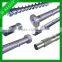 HDPE/LDPE blowing screw and barrel/High Efficient screw and barrel for Rubber machine