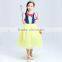 2015 snow white cosplay Christmas Princess dress beautiful girl short sleeve children princess evening dress