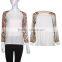 New Women's Round Neck Long Sleeve Leopard Print Sweatshirt T-shirt Blouse Top V