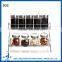 dressing black glass jar set with rack