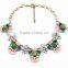 Fashion trends of the flowers chain necklace fashion jewelry necklace