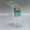wholesale acrylic free standing brochure holders