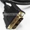 DVI18+1 male to male with gold plated