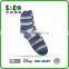 colorful double stripe fluffy socks