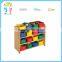 Factory Wholesale custom high quality wood material cubby toy storage shelf