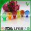 Mini Colorful Ball Shape Plastic Christmas Candy Jar Wholesale