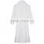 white full length wash microfiber bathrobe for couple