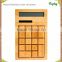 new arrival bamboo solar calculator promotion , china calculator solar