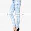 High quality Cloud Wash women Skinny Jeans (LOTX250)