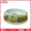 Unbreakable durable use cheap personalized melamine dog bowl