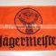 100% cotton terry jacquard logo towel