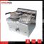 Table Top Large Capacity Gas Doughnut fryer Stainless Steel Kitchen Equipment