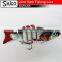 China artifical Swimming bait jointed fishing lures 3" 11g