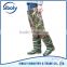 foldable camo semi transparent pvc thigh high boots with soft outsole used as durable rice farming planting working boots