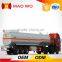 China tri-axle stainless steel fuel tank semi trailer for corrosive material transportation