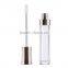 gold cap and collar lipgloss tube containers