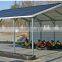 Installation of fast steel plate steel shed