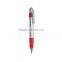 Best selling stylus ballpoint pen with plastic barrel and rubber grip