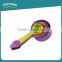 Toprank Walmart Supplier Promotion 10g Plastic Measuring Cup And Spoon Set With 5 Different Sizes Plastic Measuring Spoon