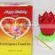 Magical opening flower musical best happy birthday candle
