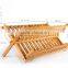 2015 Hot sell nature wood kitchen dish rack,dish holder