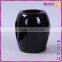 black wholesale ceramic oil burners for decoration