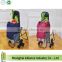 Custom Vegetable Climb Stair Trolley Shopping Bag with Chair