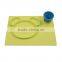 2017 factory new design one piece food grade non slip baby silicone placemat for kids