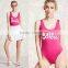Hot Mature Women Wholesale Custom Made in China Graphic Bodysuit