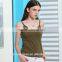 2017 Plain cotton ladies tank tops