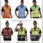 high visibility reflective safety vest with custom logo in stocks
