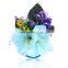Candy color fabric flower&leaf brooch for garment decoration,Costume Jewelry Flower Dancing Brooches