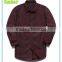 Polka Dot Design Burgundy Shirts Long Sleeve Dress Shirts