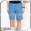 2016 Fashion Man Solid Blue Woven Short Pants Stylish Shorts
